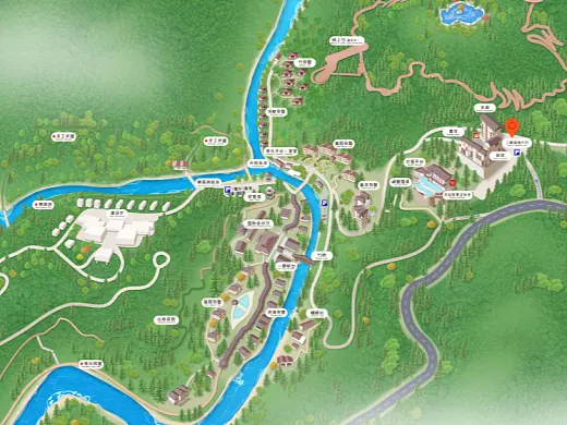 吴江结合景区手绘地图智慧导览和720全景技术，可以让景区更加“动”起来，为游客提供更加身临其境的导览体验。