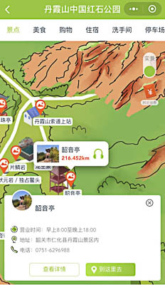 吴江景区手绘地图智慧导览和语音结合，让景区“活”起来